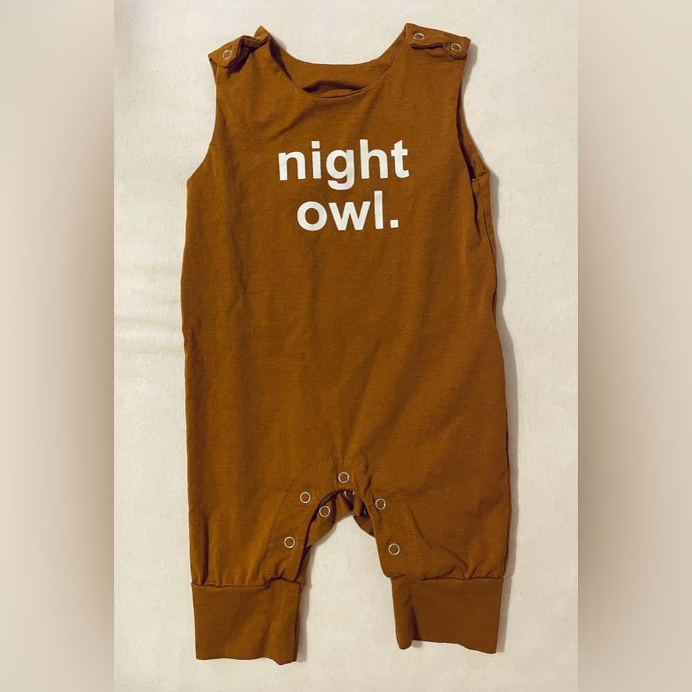 Night Owl Romper 6 Months